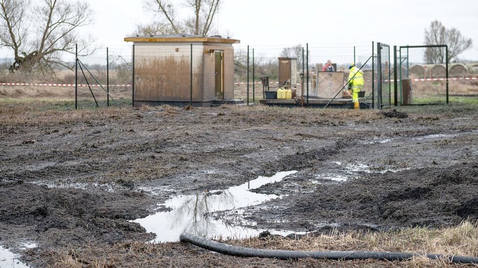 Die Pipeline von Rostock nach Schwedt ist nach dem Austritt von Öl aus einem Leck wieder in Betrieb. (Archivbild) Foto: Fabian Sommer/dpa