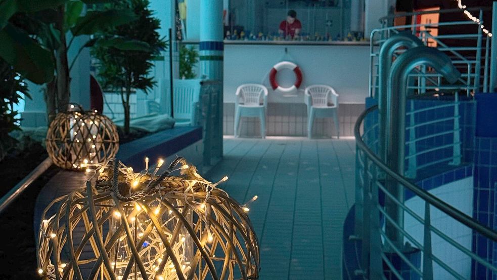 Mit wenig Licht und in ruhiger Atmosphäre startet das Ocean Wave in eine neue Saison. Foto: Tourismus-Service