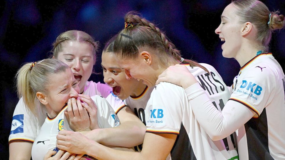 Größter Erfolg seit 1993: Handballerinnen gewinnen Silber. Foto: Federico Gambarini