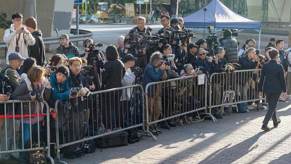 Das öffentliche Interesse an dem Fall war groß. Foto: Chan Long Hei/AP/dpa