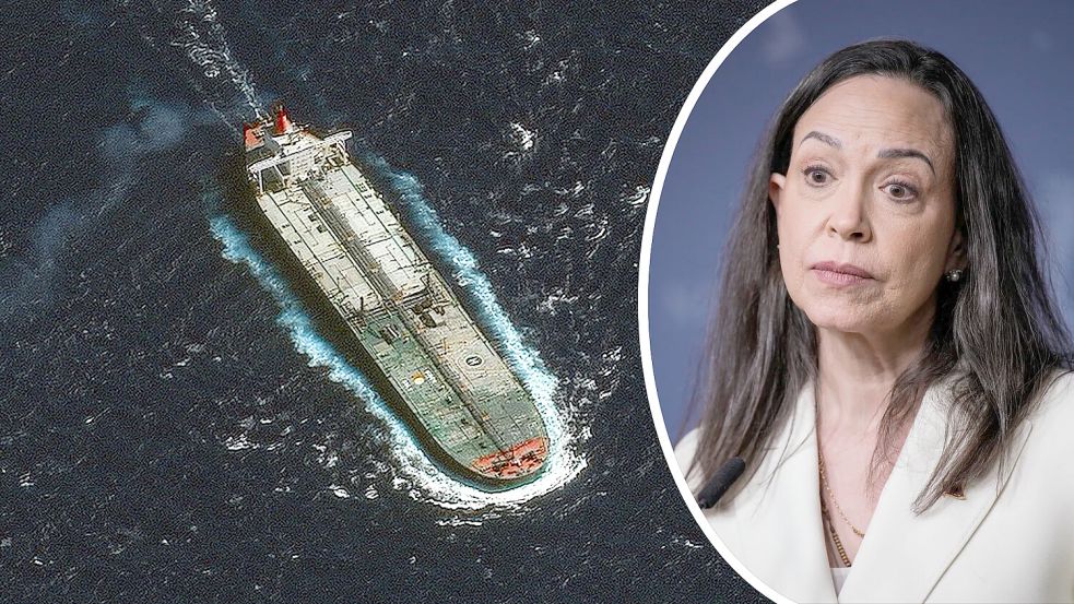 Die USA gehen seit geraumer Zeit gegen Boote vor Venezuela vor. Die Friedensnobelpreisträgerin María Corina Machado, die aus dem südamerikanischen Land stammt, hält das für richtig. Foto: dpa/Satellite image ©2025 Vantor, IMAGO/NTB/Stian Lysberg Solum