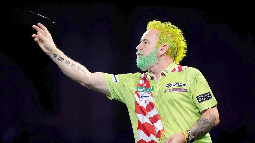 Peter Wright als Weihnachtsgrinch. Foto: John Walton
