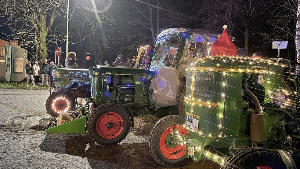 Auch ein paar ältere Modelle waren unter den "Weihnachtstreckern". Foto: Christin Wetzel