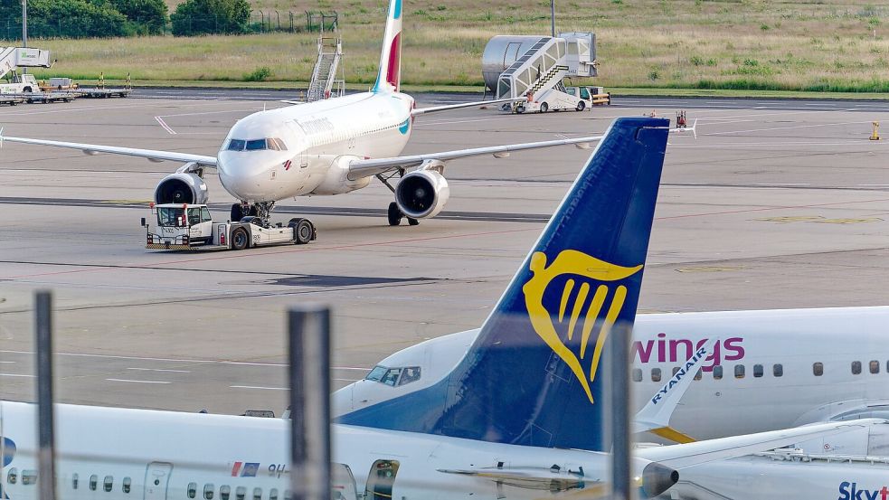 Eurowings und Ryanair bieten Direktflüge von deutschen Flughäfen an. Foto: Henning Kaiser