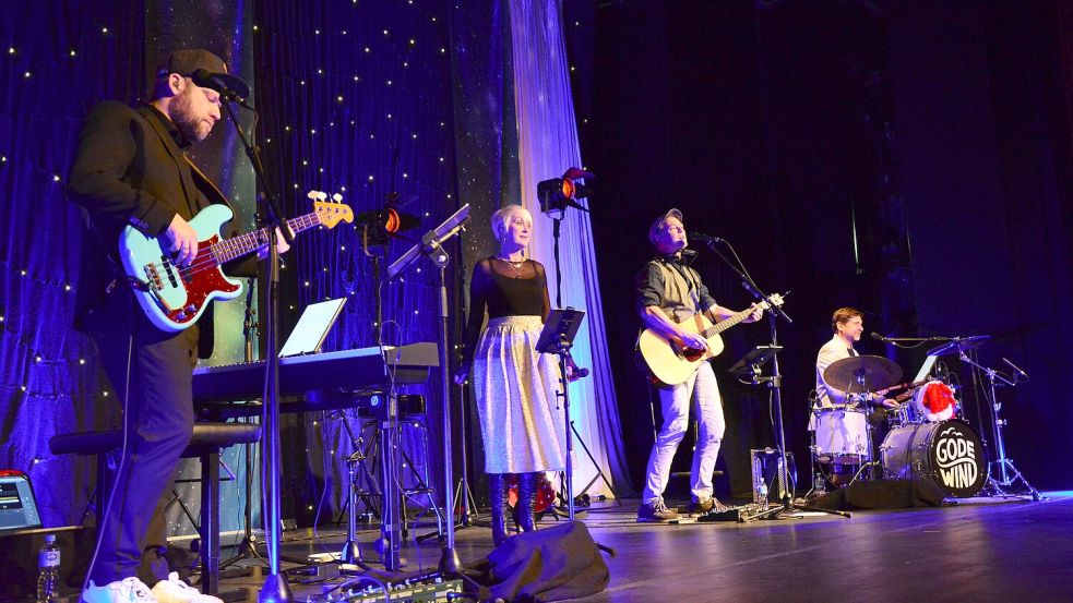 „Wind vun achtern“ lautet der Name des aktuellen Godewind-Konzertprogramms. Foto: Karin Eden