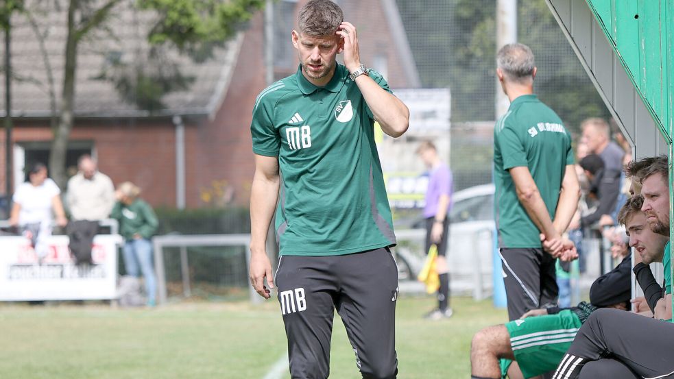 Als Trainer beschäftigt sich Max Beccard deutlich mehr mit Fußball als zuvor als Spieler. Foto: Helmut Vortanz