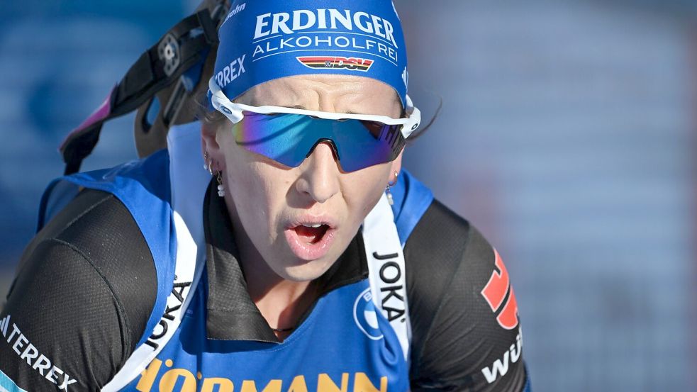 Franziska Preuß legt nach ihrer Zwangspause ein solides Comeback hin. (Archivbild) Foto: Martin Schutt
