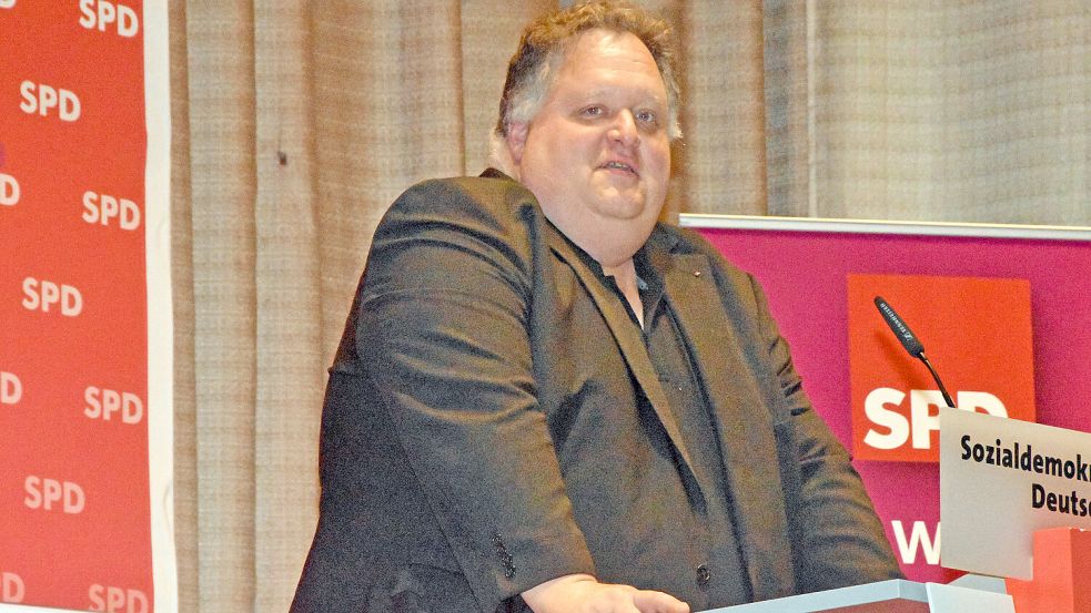 Der Vorsitzende des SPD-Gemeindeverbandes Brookmerland, Sascha Pickel. Foto: Thomas Dirks