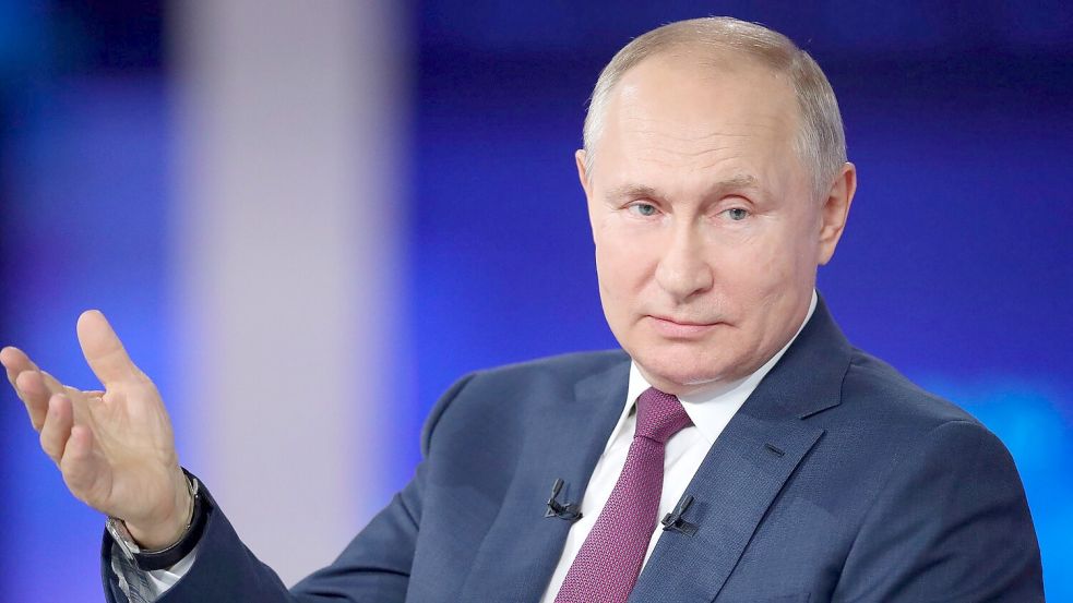 Kremlchef Putin wird in einer mehrstündigen TV-Show seine Sicht auf die Weltlage schildern. (Archivbild) Foto: Sergei Savostyanov/Pool Sputnik
