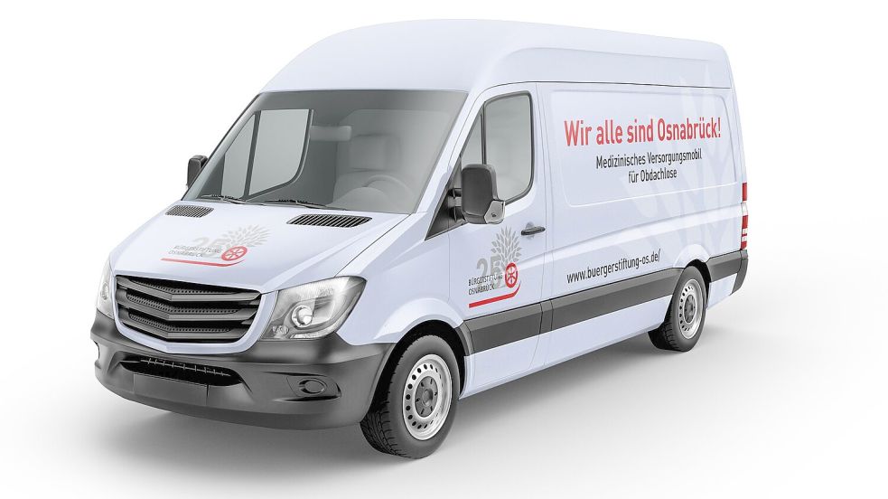 So soll die medizinische Straßenambulanz für Wohnungslose in Osnabrück aussehen. 100.000 Euro will die Bürgerstiftung Osnabrück dafür sammeln. Foto: Bürgerstiftung Osnabrück
