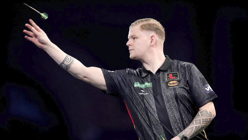 Mike De Decker kritisierte das Publikum im Alexandra Palace Foto: John Walton