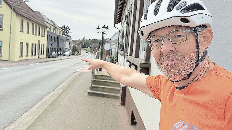 Eine der wichtigsten Radverbindungen ist laut ADFC-Chef Wolfgang Driehaus die Strecke von Melle-Mitte über Bissendorf nach Osnabrück. Foto: Jessica von den Benken