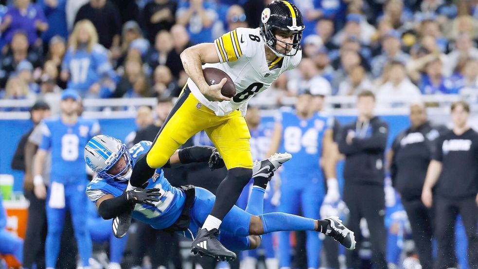 Die Lions konnten die Steelers um Quarterback Aaron Rodgers nicht zu Fall bringen. Foto: Rey Del Rio/ AP/dpa