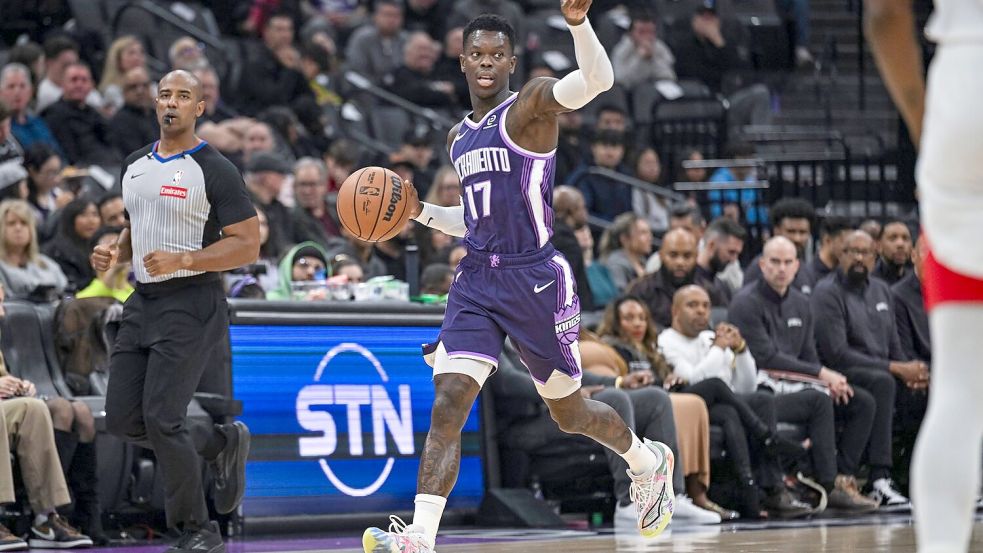Dennis Schröder war Sacramentos Matchwinner gegen Houston. Foto: Justine Willard/AP/dpa