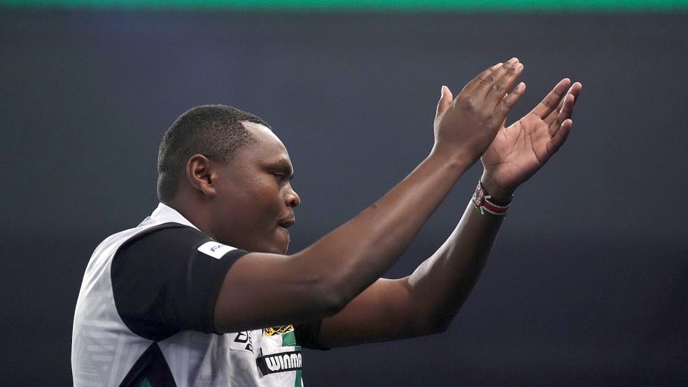 Der Kenianer Munyua war in Runde zwei chancenlos. Foto: John Walton