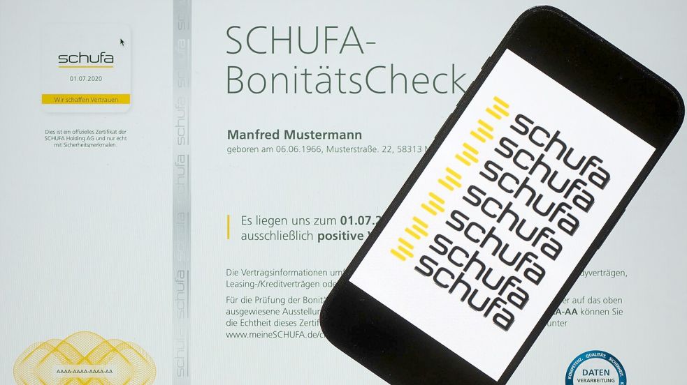 Verbraucher erhalten einen kotenlosen und digitalen Einblick in ihren Schufa-Score. (Symbolbild) Foto: Sebastian Kahnert