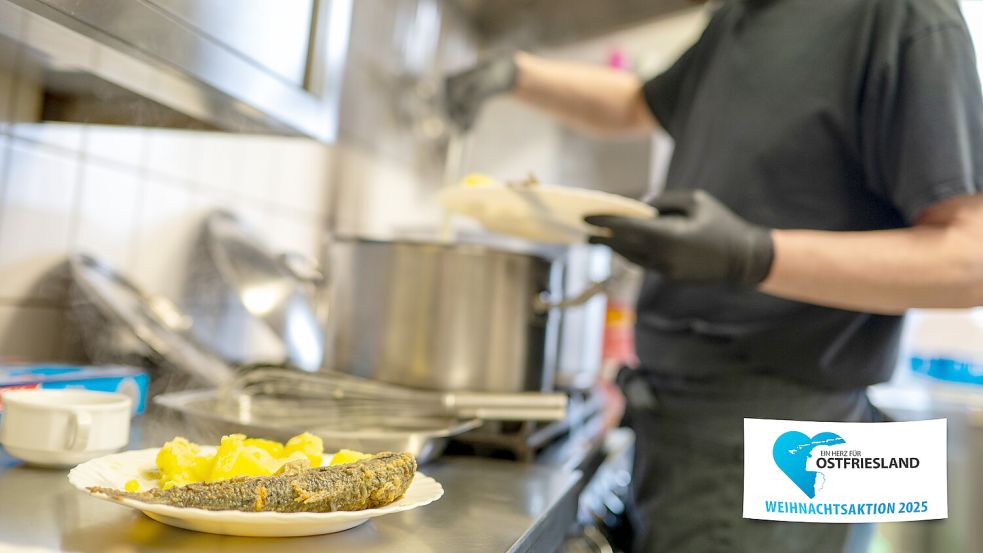 An Heiligabend wird es im Emder Tagesaufenthalt wieder ein Festmahl für Wohnungslose geben. Foto: Klaus Ortgies