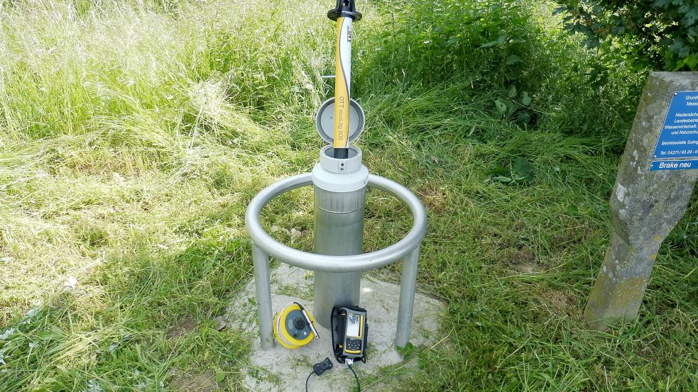 Eine Grundwassermessstelle im Landkreis Aurich. Foto: ON-Archiv