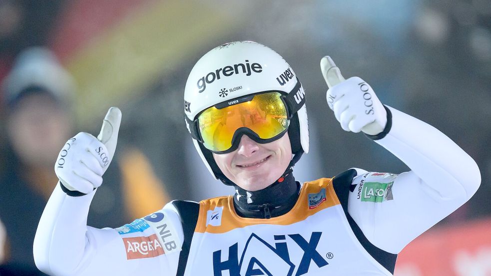 Domen Prevc ist in dieser Saison bisher der Überflieger. (Archivbild) Foto: Hendrik Schmidt