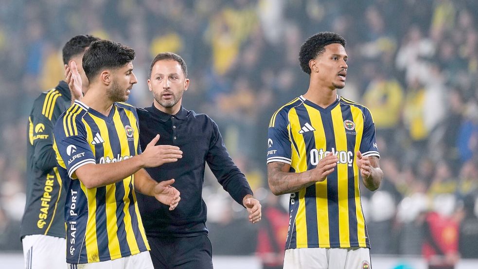 Auch Fenerbahçe-Trainer Domenico Tedesco verfolgt das Geschehen um seinen Club-Präsidenten. (Archivbild) Foto: Khalil Hamra/AP/dpa