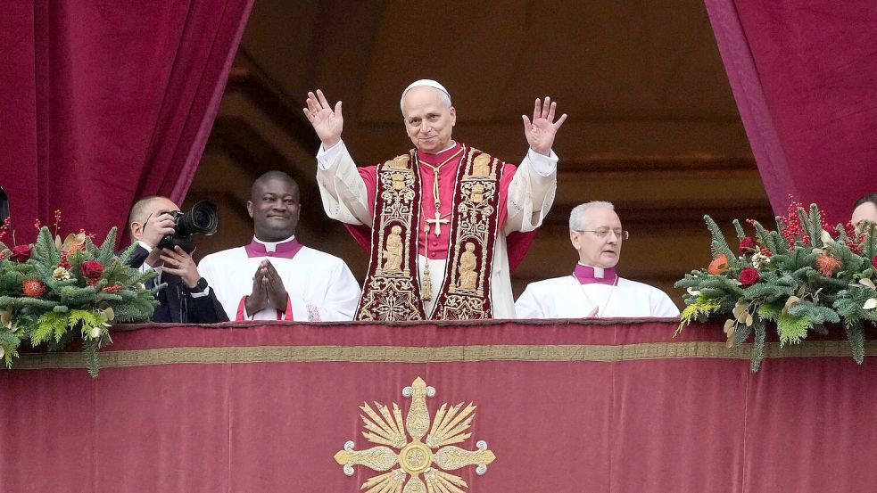 Für die Katholiken war es das erste Weihnachtsfest mit Papst Leo als Kirchenoberhaupt. Foto: Gregorio Borgia/AP/dpa