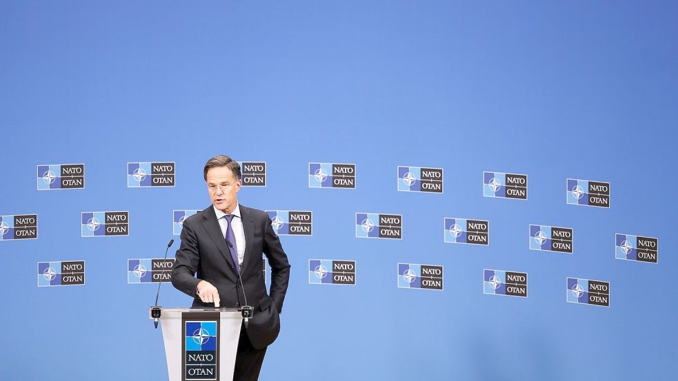 Sieht keinen Grund an der Bündnistreue der USA zu zweifeln: Nato-Generalsekretär Mark Rutte. (Archivbild) Foto: Geert Vanden Wijngaert/AP/dpa