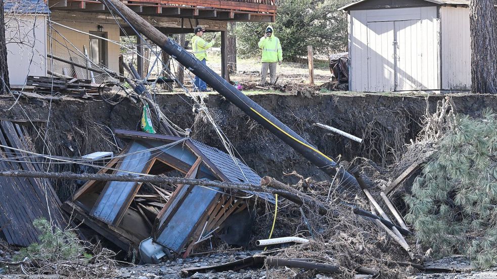Für Teile Kaliforniens wurde der Notstand ausgerufen. Foto: William Liang/AP/dpa