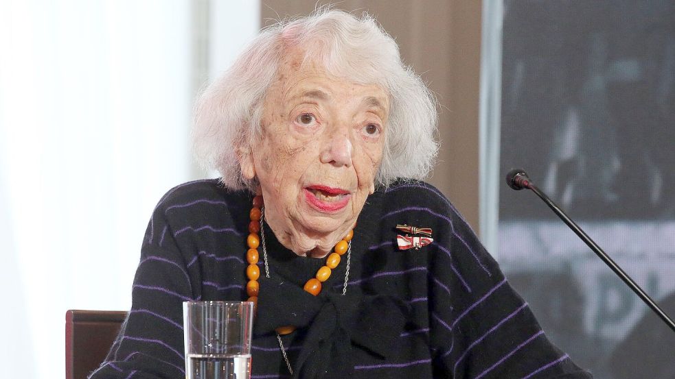 Holocaust-Überlebende Margot Friedländer ist im Alter von 103 Jahren gestorben. (Archivbild) Foto: Wolfgang Kumm/dpa Pool/dpa