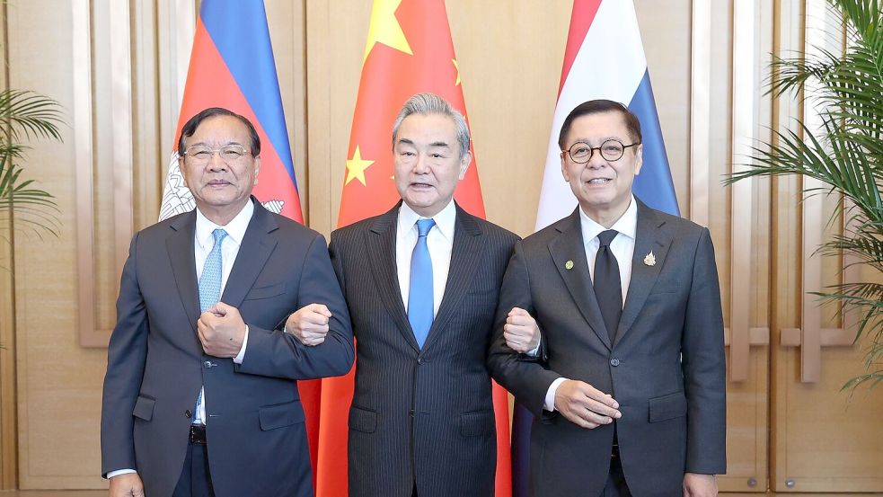 Der Konflikt zwischen Thailand und Kambodscha soll weiter entschärft werden. Das wurde bei Gesprächen in China vereinbart. Foto: Uncredited/Agence Kampuchea Pres