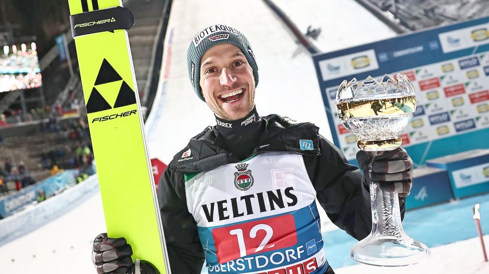 Felix Hoffmann darf doch noch über einen Podestplatz jubeln. Foto: Daniel Karmann