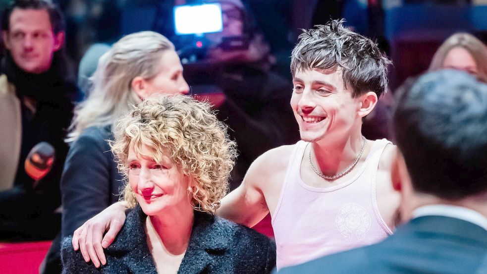 Kam im vergangenen Jahr: Hollywoodstar Timothee Chalamet. (Archivbild) Foto: Christoph Soeder/dpa