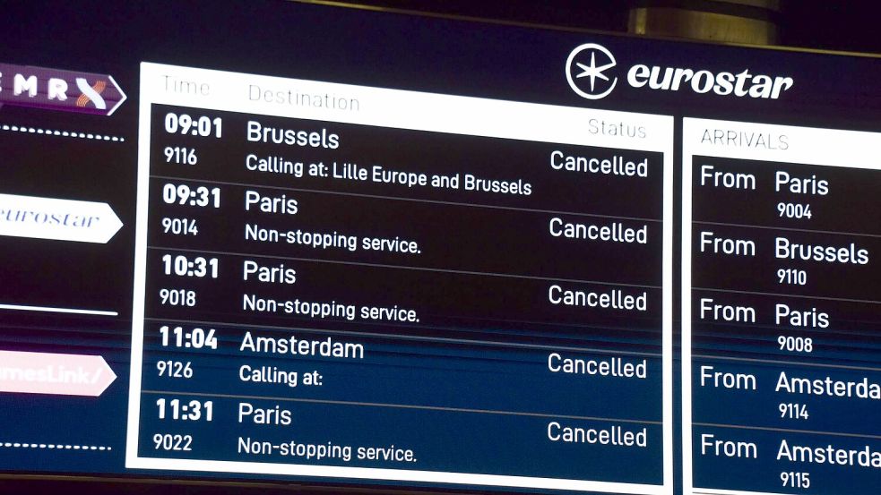 Die Störung im Bahnverkehr macht viele Reisepläne kurz vor Silvester zunichte Foto: Vuk Valcic