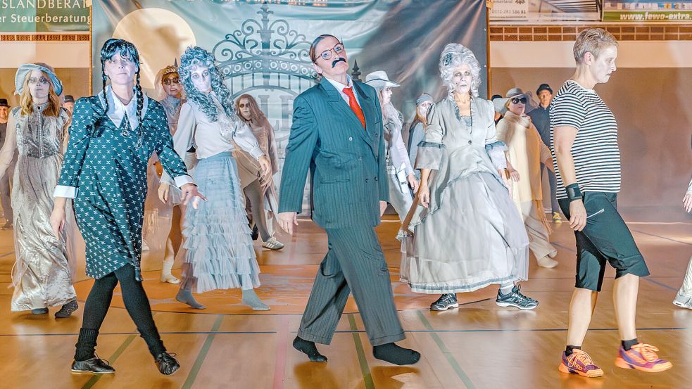 „Germany’s Last Family“ begeisterte während des Turniers das Publikum mit einer schaurig-liebevollen Hommage an die Addams Family. Foto Folkert Bents