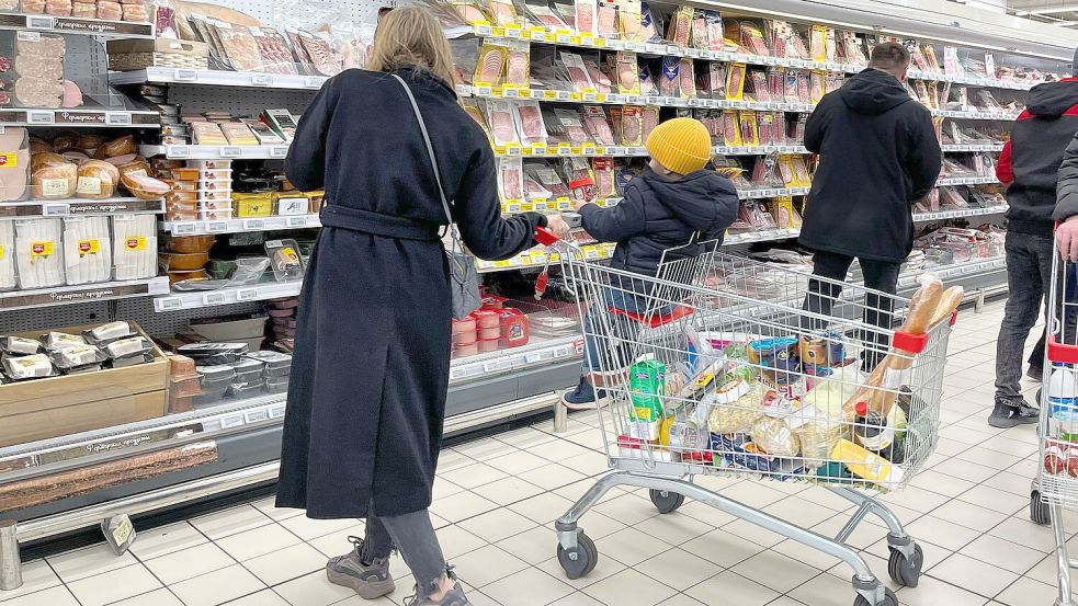 Eine höhere Mehrwertsteuer macht für russische Verbraucher den Einkauf teurer. (Archivbild) Foto: ---