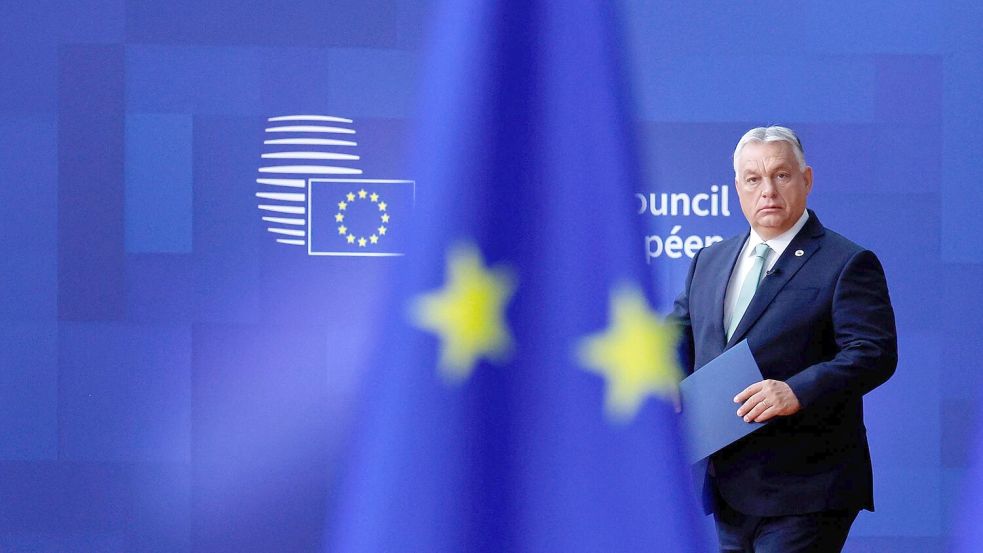 Schon Ende 2024 verlor Ungarn Anspruch auf EU-Gelder in Milliardenhöhe, weil Ungarns Regierungschef Viktor Orban sich weigerte, geforderte Rechtsstaatsreformen umzusetzen. Foto: Omar Havana/AP/dpa