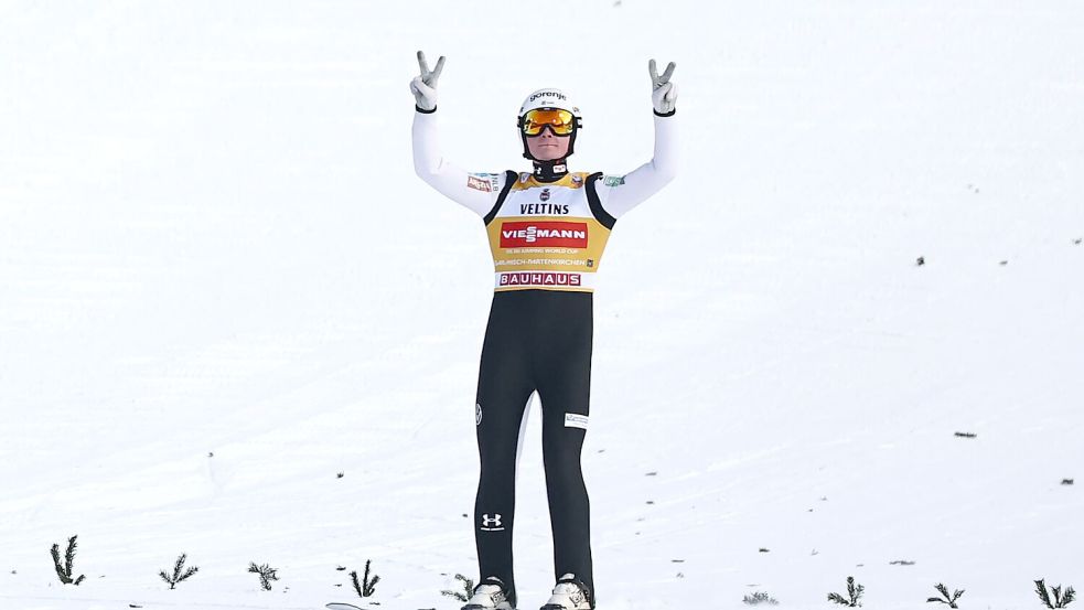 Zwei Siege hat Domen Prevc schon. Werden es nach vier Tournee-Springen vier sein? Foto: Daniel Karmann