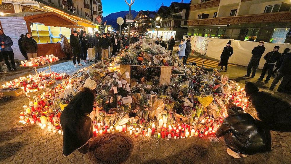 Die Gemeinde Crans-Montana will im Strafverfahren als Zivilklägerin auftreten. Foto: Baz Ratner/AP/dpa
