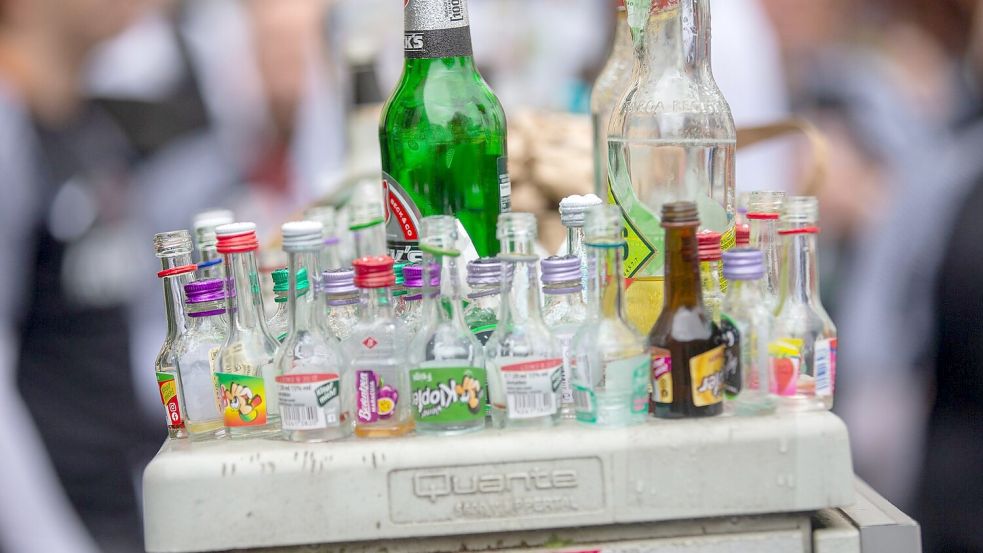 Die Preise für Wein, Spirituosen oder Bier liegen in Deutschland 14 Prozent unter dem Durchschnittswert der Europäischen Union. (Symbolbild) Foto: Thomas Banneyer