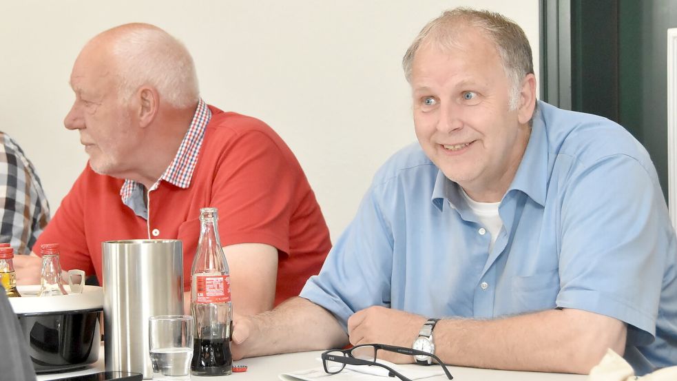 Heinrich Ubben (rechts) tritt mit Unterstützung der Wählergruppe „Moin“ an. Foto: Thomas Dirks