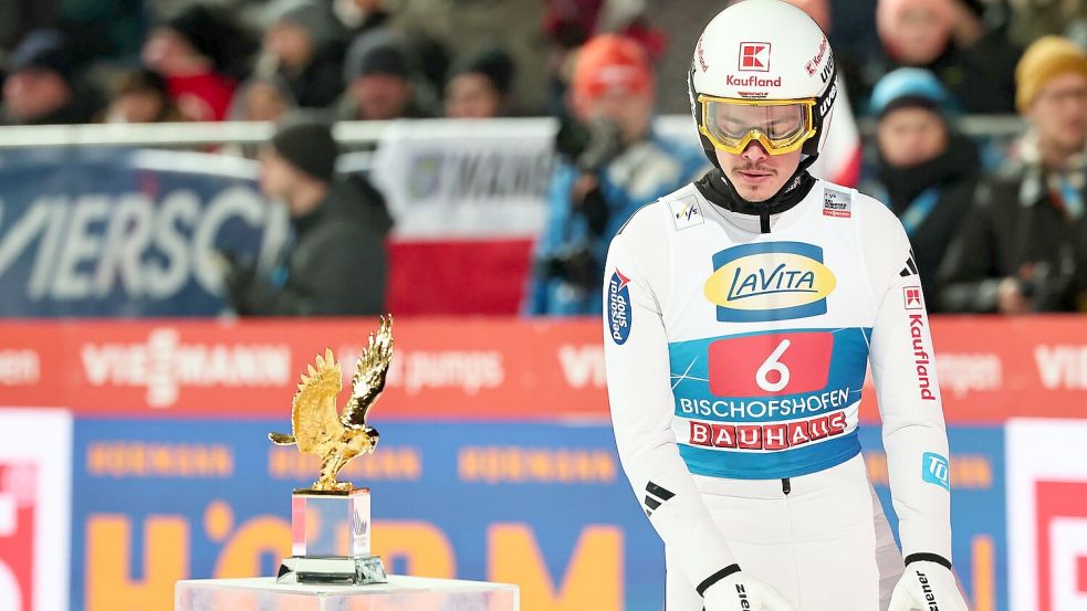 Keine Chance auf den Adler: Philipp Raimund. Foto: Daniel Karmann