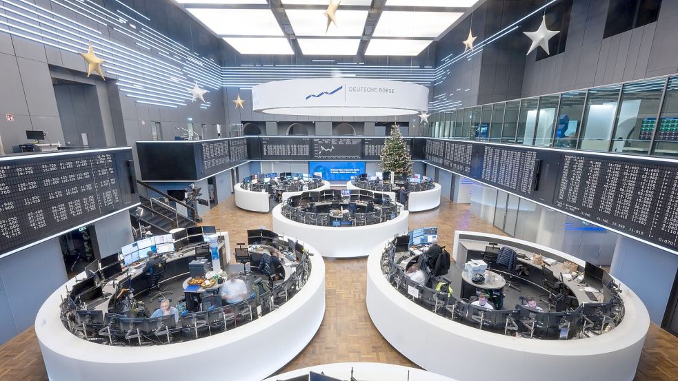 Frankfurter Börse: Verglichen mit den US-Techkonzernen sind deutsche Unternehmen Zwerge. (Archivbild) Foto: Boris Roessler