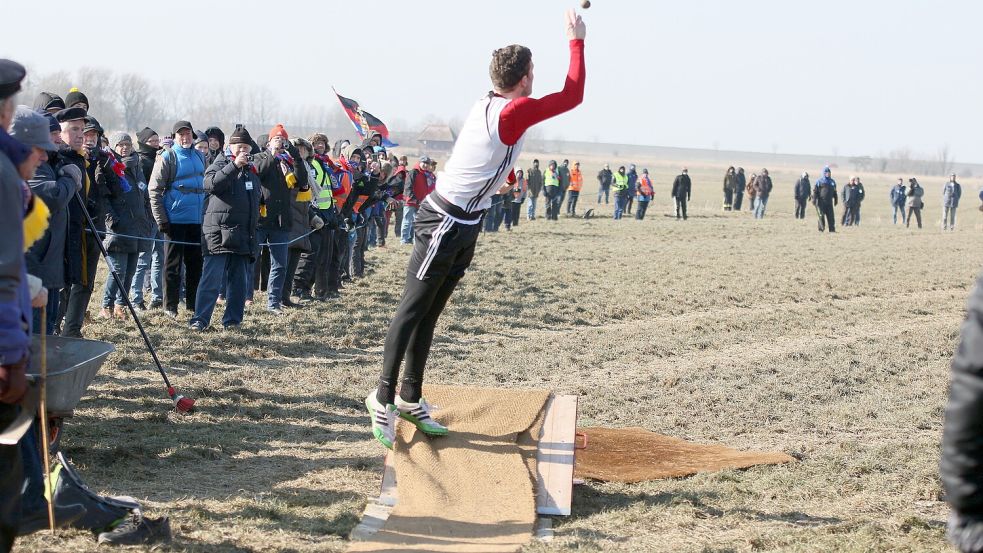 Der Pfalzdorfer Frank Goldenstein war beim letzten Feldkampf in Stollham mit von der Partie. Fotos: Wilfried Gronewold