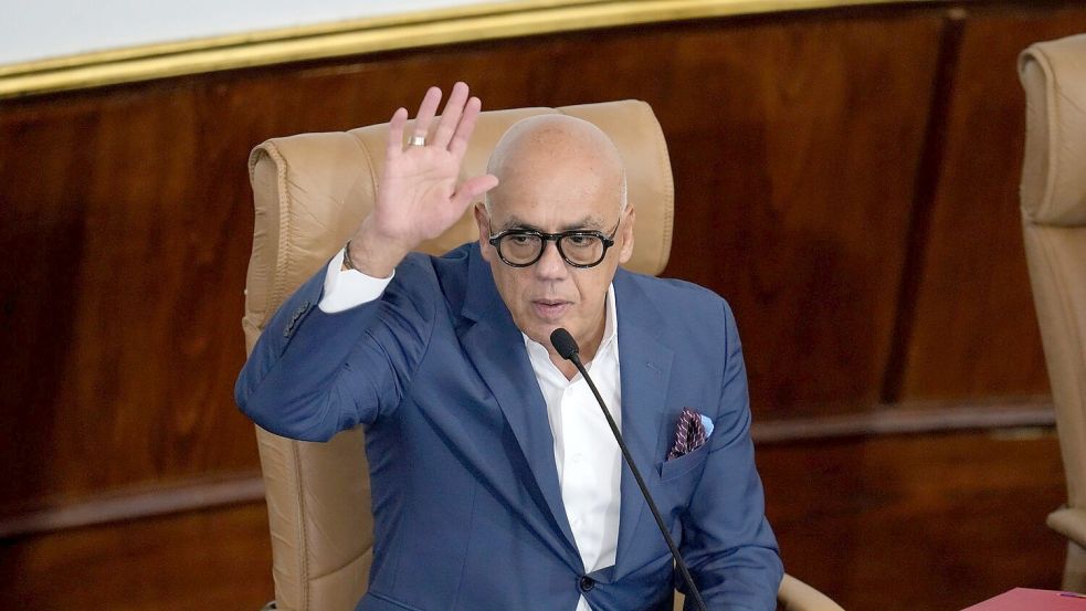 Details zur Freilassung der Häftlinge nannte Parlamentspräsident Jorge Rodríguez nicht. Foto: Matias Delacroix/AP/dpa