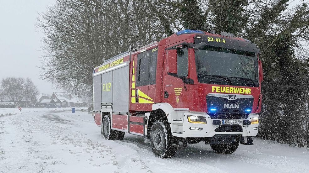 Die Feuerwehr Victorbur war in Moordorf im Einsatz. Foto: Feuerwehr