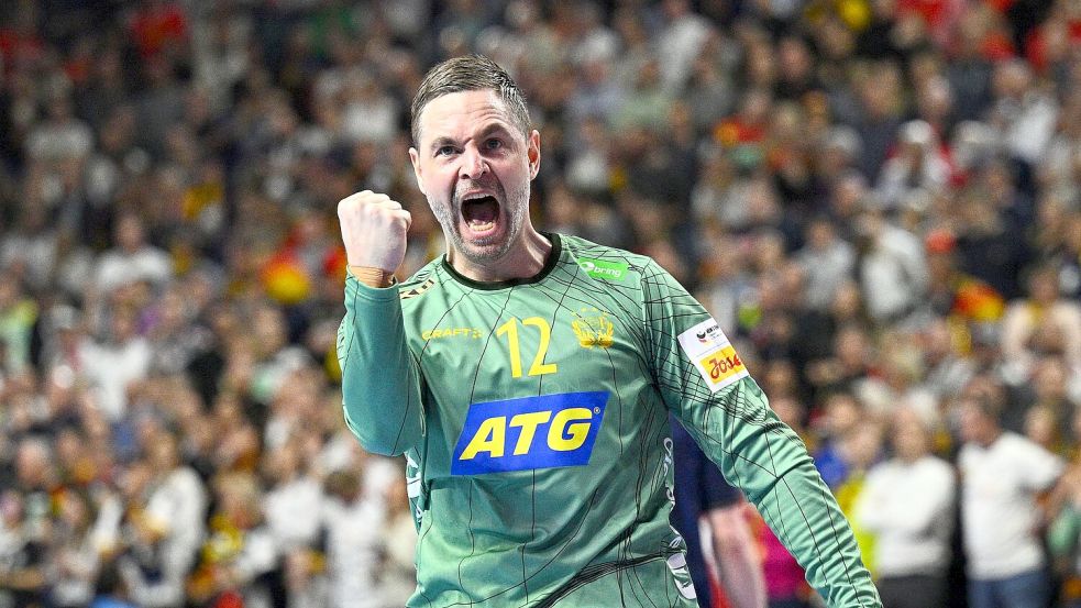 Torhüter Andreas Palicka soll bei den Füchsen im Sommer auf Dejan Milosavljev folgen. (Archivbild) Foto: Tom Weller