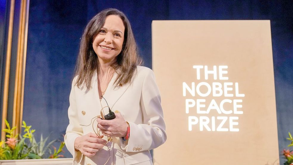 Machado hatte ihren Nobelpreis Trump gewidmet. (Archivbild) Foto: Heiko Junge/NTB Scanpix/AP/dpa