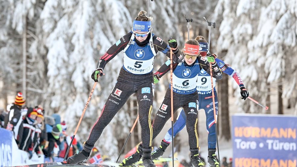 Einmal mehr die beste Deutsche: Franziska Preuß Foto: Hendrik Schmidt