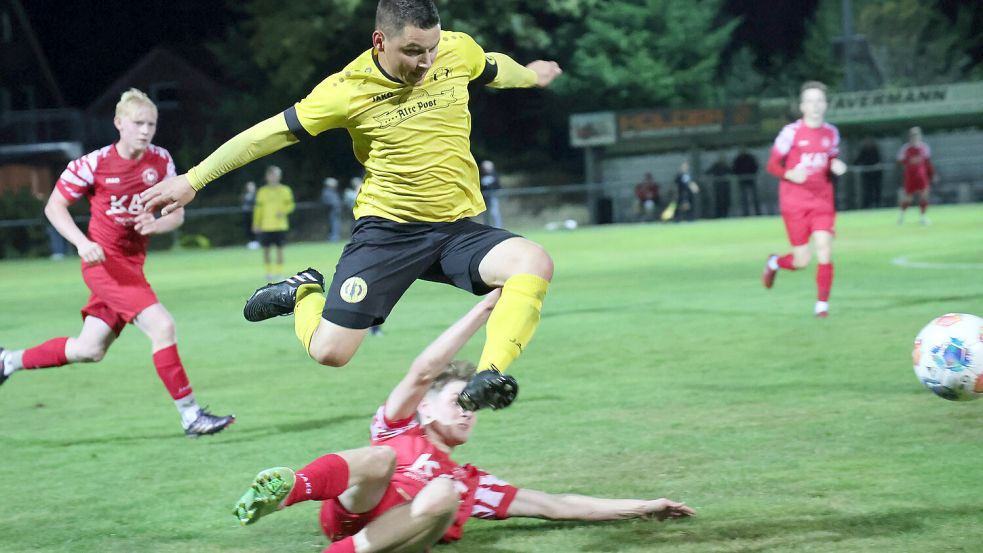 Der Middelser Kapitän Manuel Menzel gehört mit 38 Jahren zu den erfahrensten TuS-Spieler. Foto: Helmut Vortanz