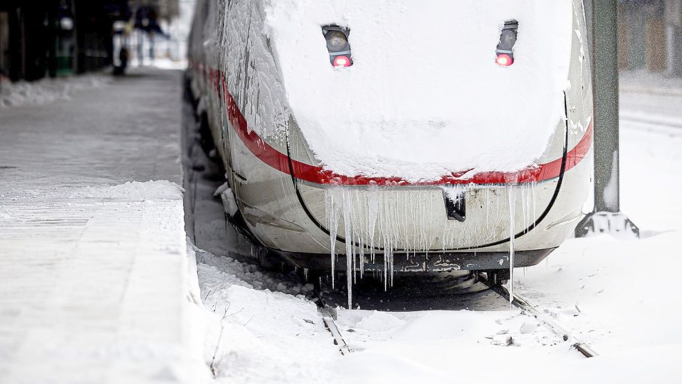 Die Bahn gerät bei Extremwetterlagen immer wieder in Bedrängnis. (Archivbild) Foto: Moritz Frankenberg