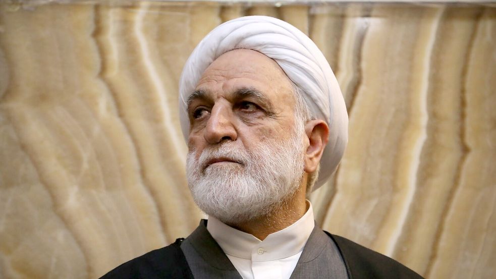 Irans Justizchef Gholam-Hussein Mohseni-Edschehi forderte Vergeltung für bei den Protesten getötete Sicherheitskräfte und Polizisten - nun kommen die ersten Anklagen. (Archivbild) Foto: Rouzbeh Fouladi